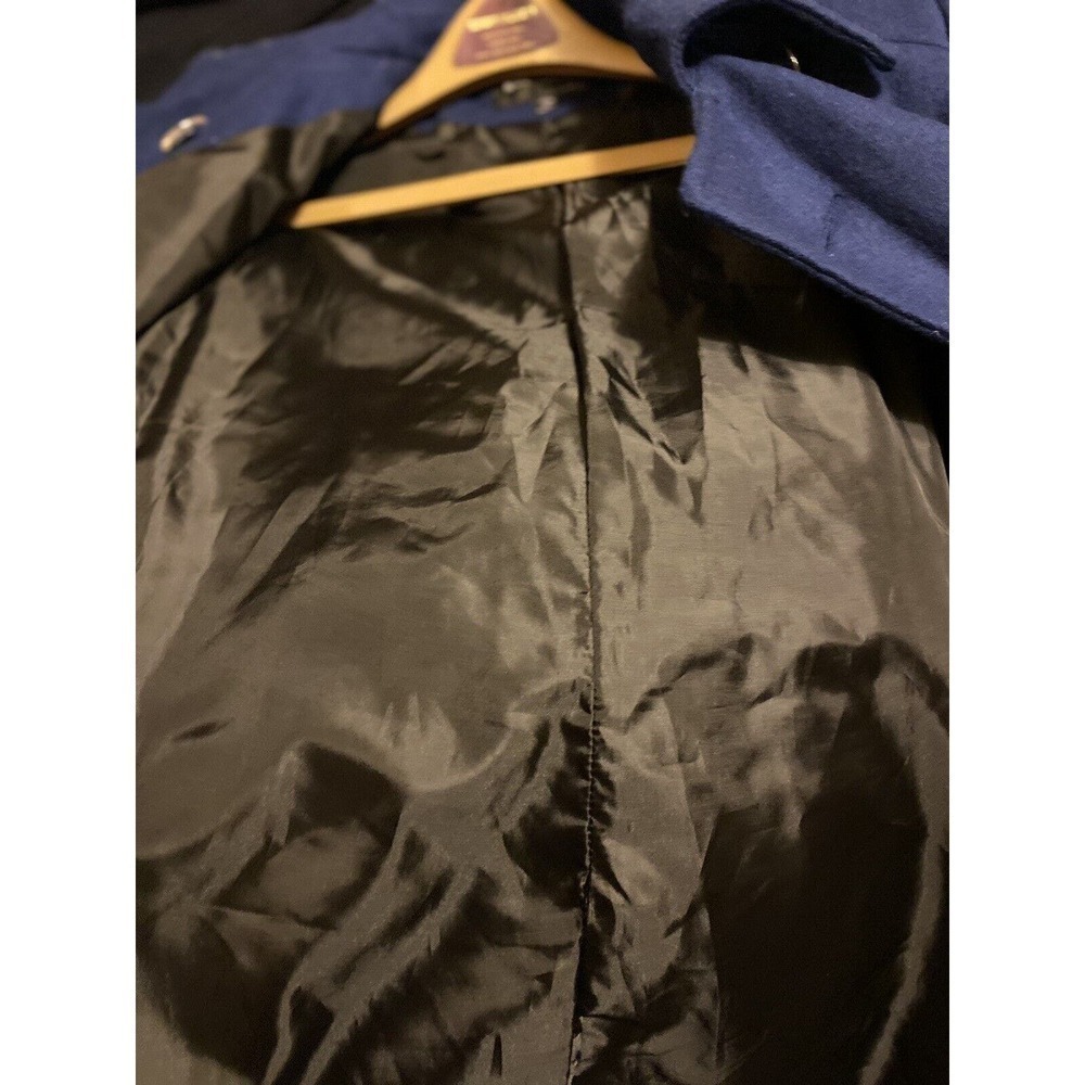 VINTAGE TRILOGI COLLECTION BLUE /Navy PEA COAT SIZE MISSY M - Picture 8 of 12
